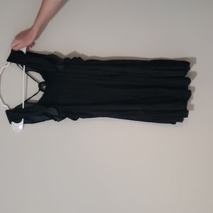 Free People Black Flowy Dress